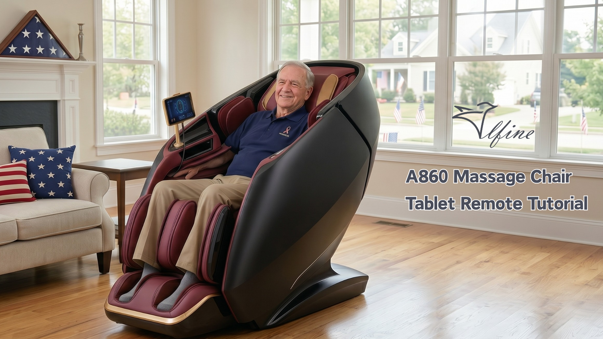 Amazon.com: Alfine Genuine Leather 4D x 3D Massage Chair – Dual